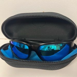 Costa Del Mar ZANE Matte Black Frame Blue 580 P Lenses